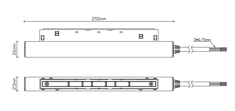 Empotrable Magneto 06 Mantra negro 8330