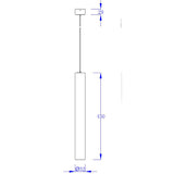 Lámpara de techo Bolonia Mantra negro 8358