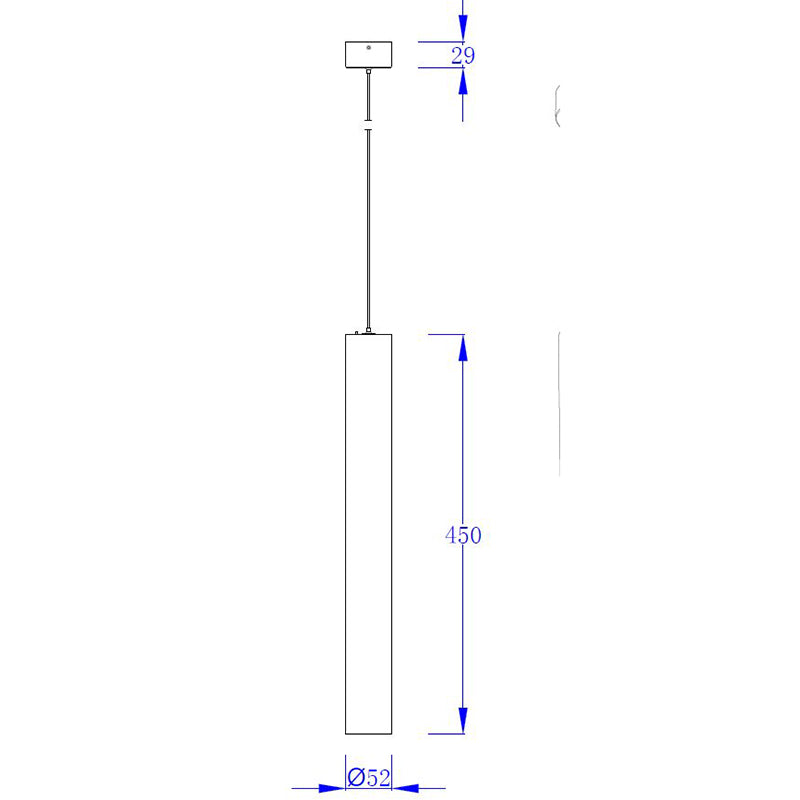 Lámpara de techo Bolonia Mantra negro 8358