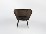 Sillón butaca Schuller Ozome negro y marrón 85x80cm vista 2