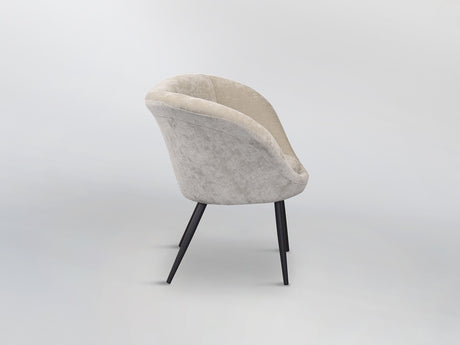 Sillón butaca Schuller Ozome negro y beige 85x80cm vista 3