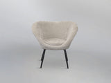 Sillón butaca Schuller Ozome negro y beige 85x80cm vista 6