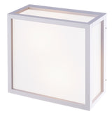 Mantra Utah Plafón exterior E27 2 Luces IP65 blanco 8379