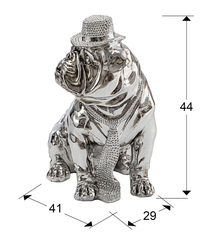 Schuller Bulldog Hat figura mediana cromo 841207