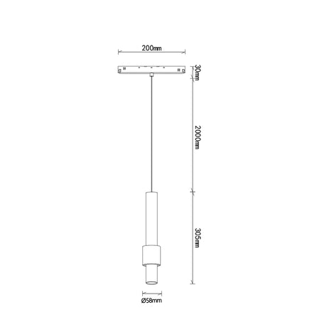 Empotrable Magneto Mantra negro 8446