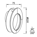 Aplique Toronto Mantra negro 8462