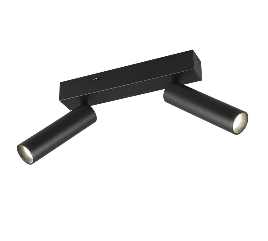 Foco Trio Ambala LED negro mate Ø13cm 849210232