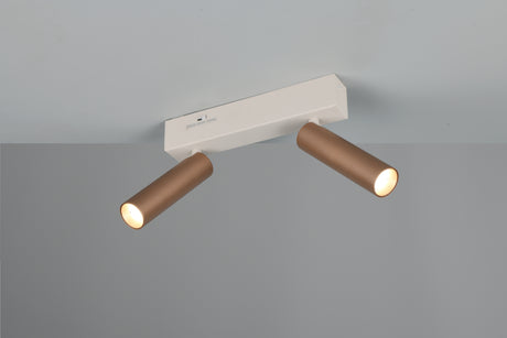 Foco Trio Ambala LED marrón café 26cm 849210265