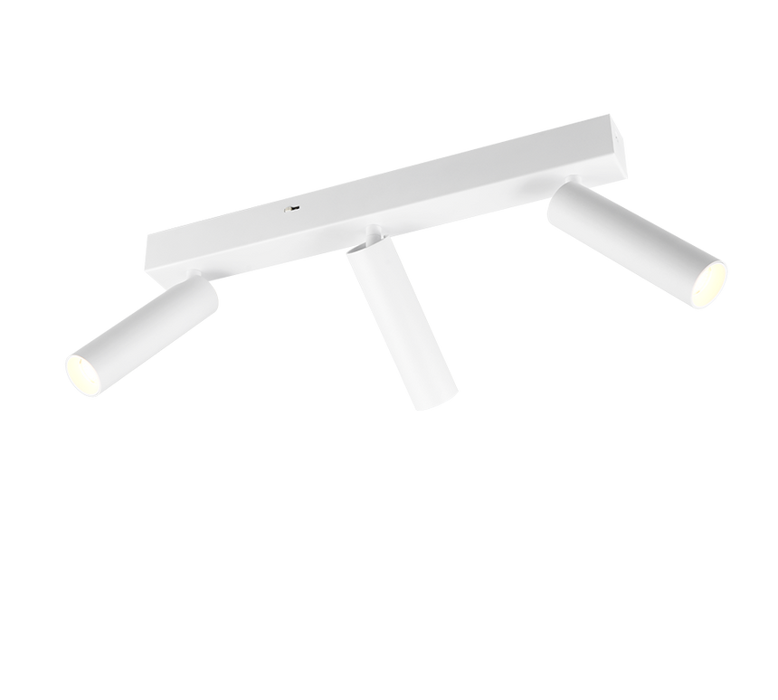 Foco Trio Ambala LED 3 luces blanco mate regulable 44cm 849210331
