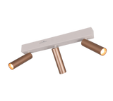 Foco Trio Ambala LED marrón café 44cm 849210365