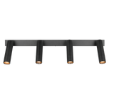 Foco Trio Ambala LED negro mate 65cm 849210432