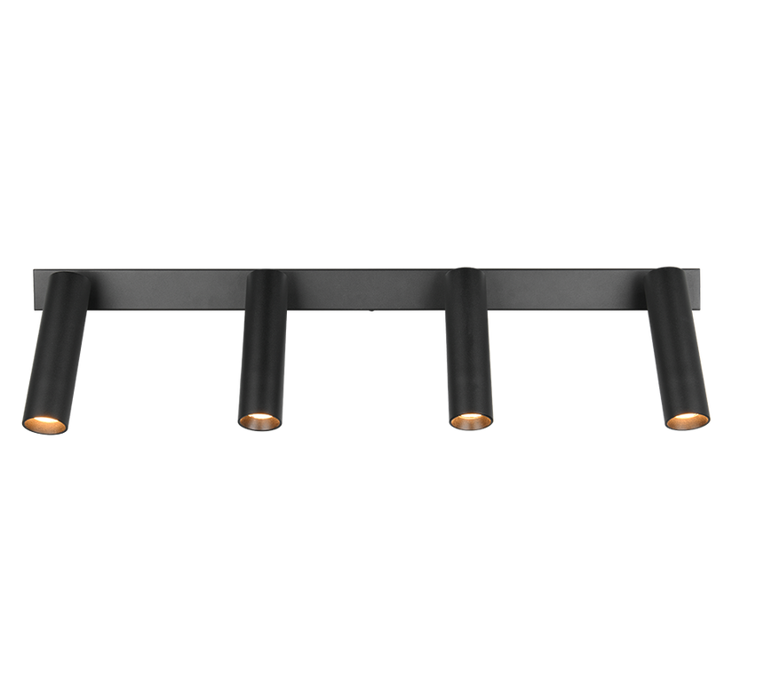 Foco Trio Ambala LED negro mate 65cm 849210432