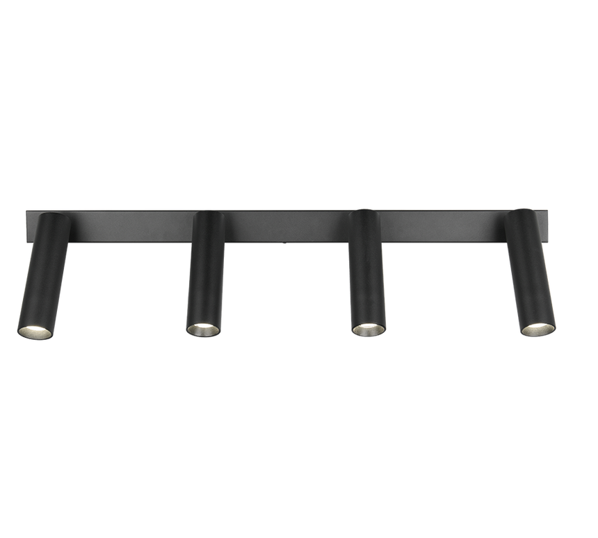 Foco Trio Ambala LED negro mate 65cm 849210432