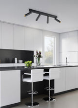 Foco Trio Ambala LED negro mate 65cm 849210432