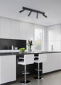 Foco Trio Ambala LED negro mate 65cm 849210432