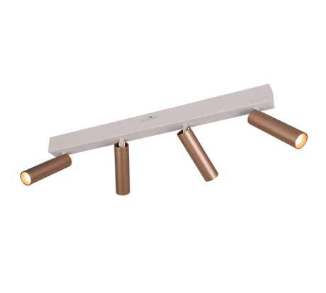 Foco Trio Ambala LED marrón café 65cm 849210465