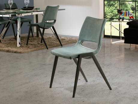 Silla Schuller Aloha negro y contrachapada madera 50x88 - vista 2