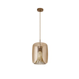 Mantra Kriss Lámpara de techo colgante GU10 Cilindro oro/bronce 8526