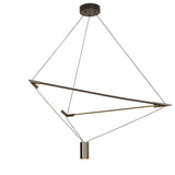 Mantra Electra lámpara de techo colgante LED 26w negro Ø150cm 8531