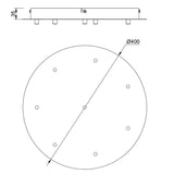 Accesorio Tonic Mantra negro 8547