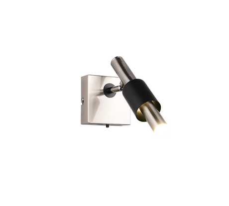 Foco de techo Trio Ikaris níquel mate LED 10x20,5cm 855310107