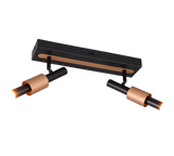 Foco de techo Ikaris Trio negro 2 luces 855310232