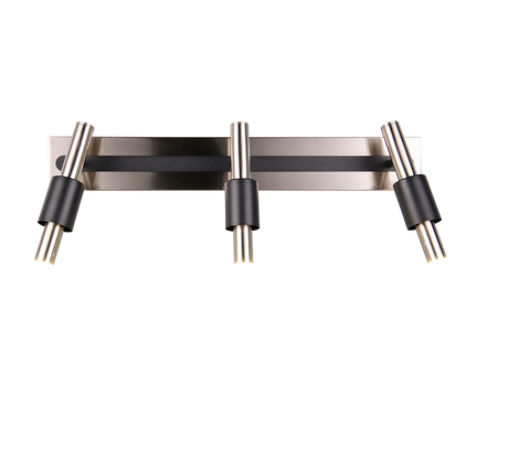 Foco Trio Ikaris LED níquel mate 63cm 855310307