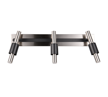 Foco Trio Ikaris LED níquel mate 63cm 855310307