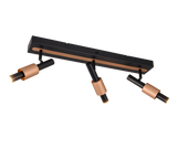 Foco de techo Ikaris Trio negro 3 luces 855310332
