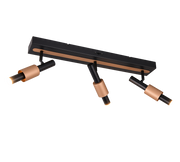 Foco de techo Ikaris Trio negro 3 luces 855310332