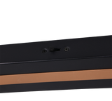 Regleta de focos Trio Ikaris negro 3 luces LED 63x20,5cm 855310332