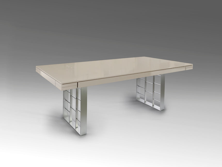 Mesa de comedor Schuller Vita gris y plata 240x77cm 857277