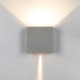 Aplique de exterior Mantra Davos LED aluminio 2700 regulable IP65 15cm gris oscuro — ref. 8609 (2)