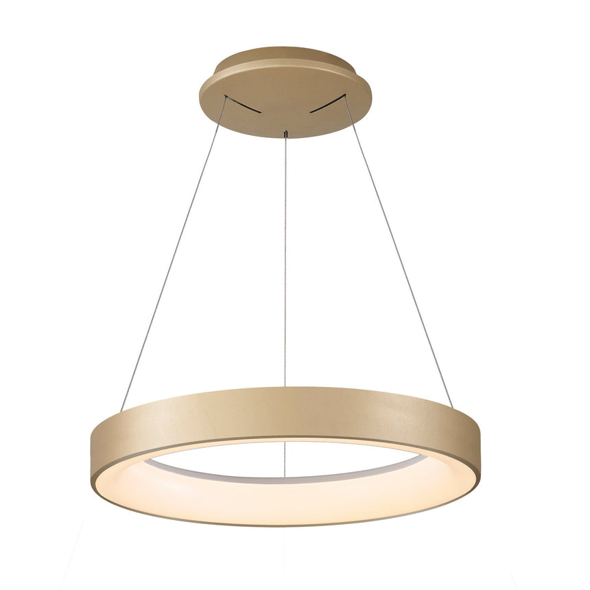 Mantra Niseko II Lámpara de techo colgante LED dimable 38cm oro 8627