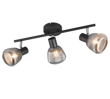 Regleta de focos Tarifa Trio negro 3 luces 862800332
