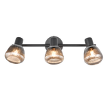 Regleta de focos Tarifa Trio negro 3 luces 862800332