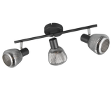 Regleta de focos Tarifa Trio negro 3 luces 862800332