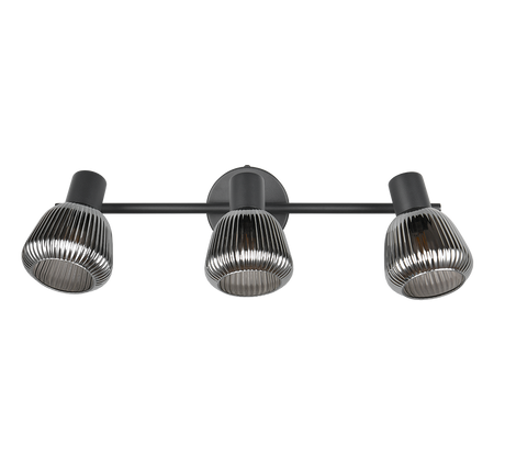 Regleta de focos Tarifa Trio negro 3 luces 862800332