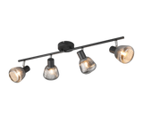 Regleta de focos Tarifa Trio negro 4 luces 862800432