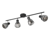Regleta de focos Tarifa Trio negro 4 luces 862800432