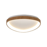 Mantra Niseko II Plafón LED triangular dimable madera 8636