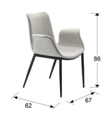 Sillón Schuller Sowa negro y contrachapada madera 67x86 - vista 2