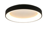 Mantra Niseko II Plafón LED dimable 78cm negro 8640