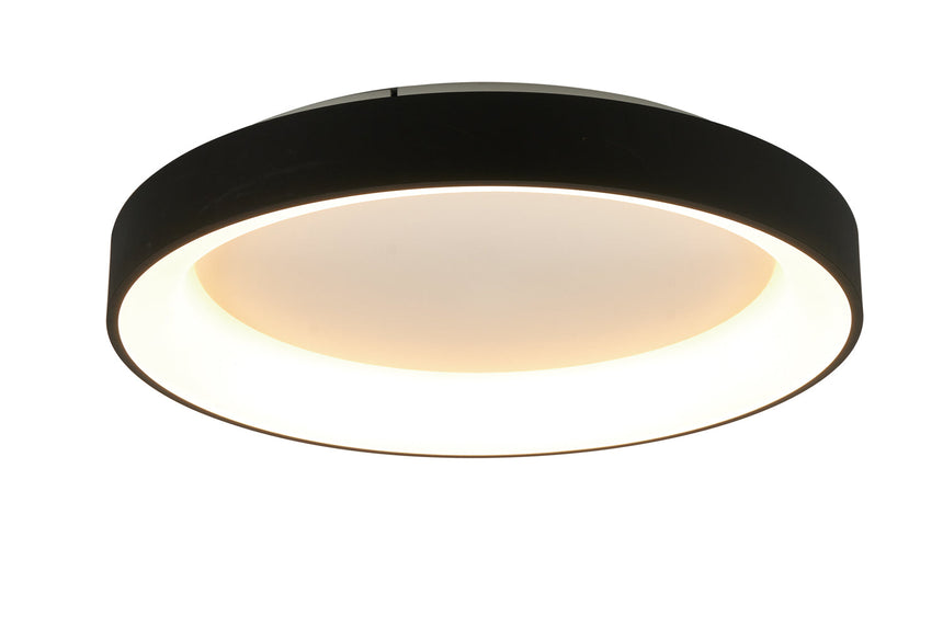 Mantra Niseko II Plafón LED dimable 78cm negro 8640