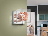 Schuller Lios 867123 Lámparas de pared Cromado, cobre y transparente