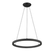 Mantra Riumar Lámpara de techo colgante LED 15W negro Ø62cm 8673