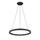 Mantra Riumar Lámpara de techo colgante LED 15W Ø62cm negro — ref. 8673 (1)