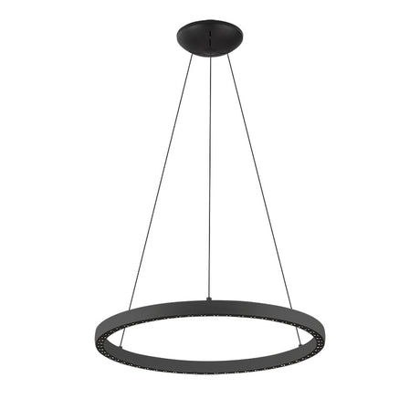 Mantra Riumar Lámpara de techo colgante LED 15W Ø62cm negro — ref. 8673 (1)