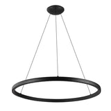 Mantra Riumar Lámpara de techo colgante LED 20W negro Ø92cm 8676
