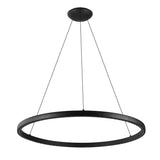 Mantra Riumar Lámpara de techo colgante LED 20W Ø92cm negro — ref. 8676 (1)